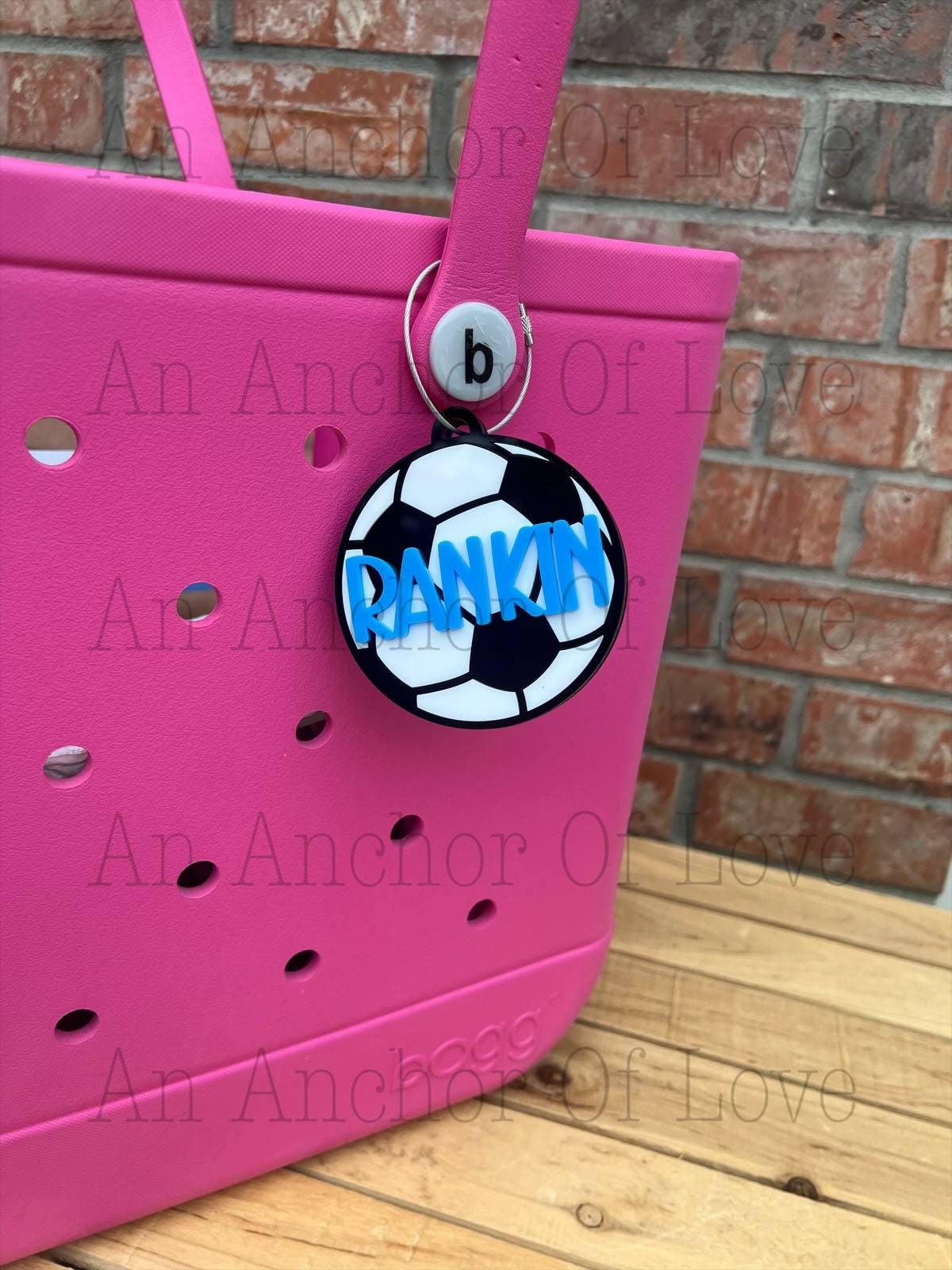 Soccer bag tag- Soccer  Mom Bag Tag soccer Bag Tag - soccer Charm - soccer Bag Charm - -Personalized soccerBag Tag for Kids