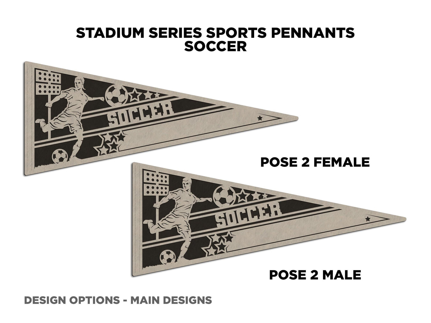 Personalized Soccer Player Sign-Wood Sport Pennant | Soccer Pennant | Pennant Flag | Wood Soccer Pennant Flag | Custom Pennant Flag