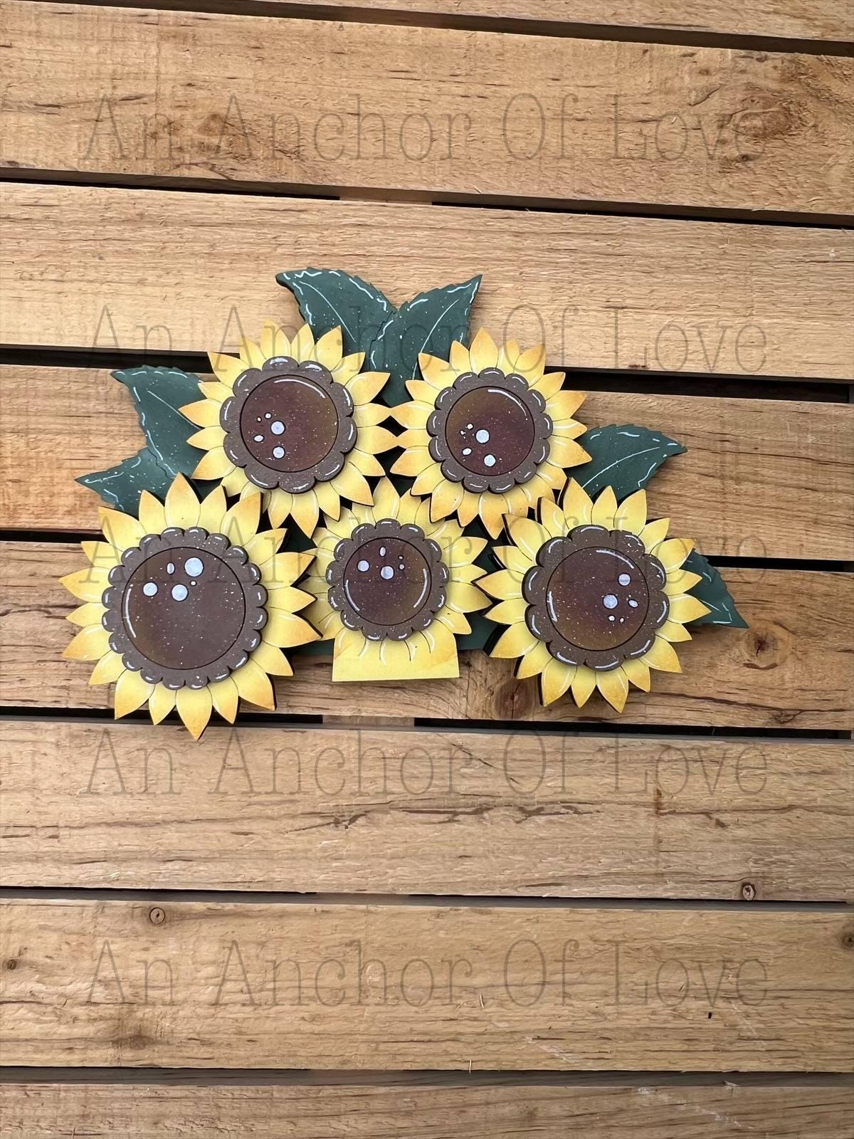 Sunflower Basket - interchangeable Basket- Basket interchangeable