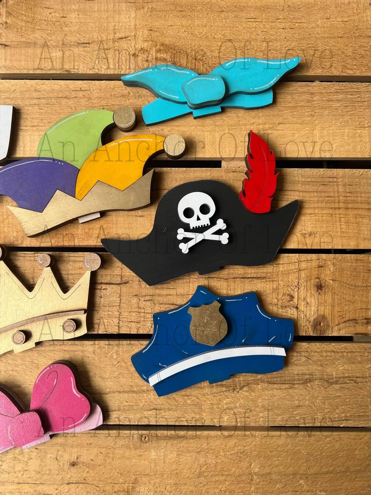 Interchangeable Hats only- Bundle 2 // Interchangeable Hats for Standing Interchangeable Animals  //Shelf Sitter// Viral Shelf Sitter Hat