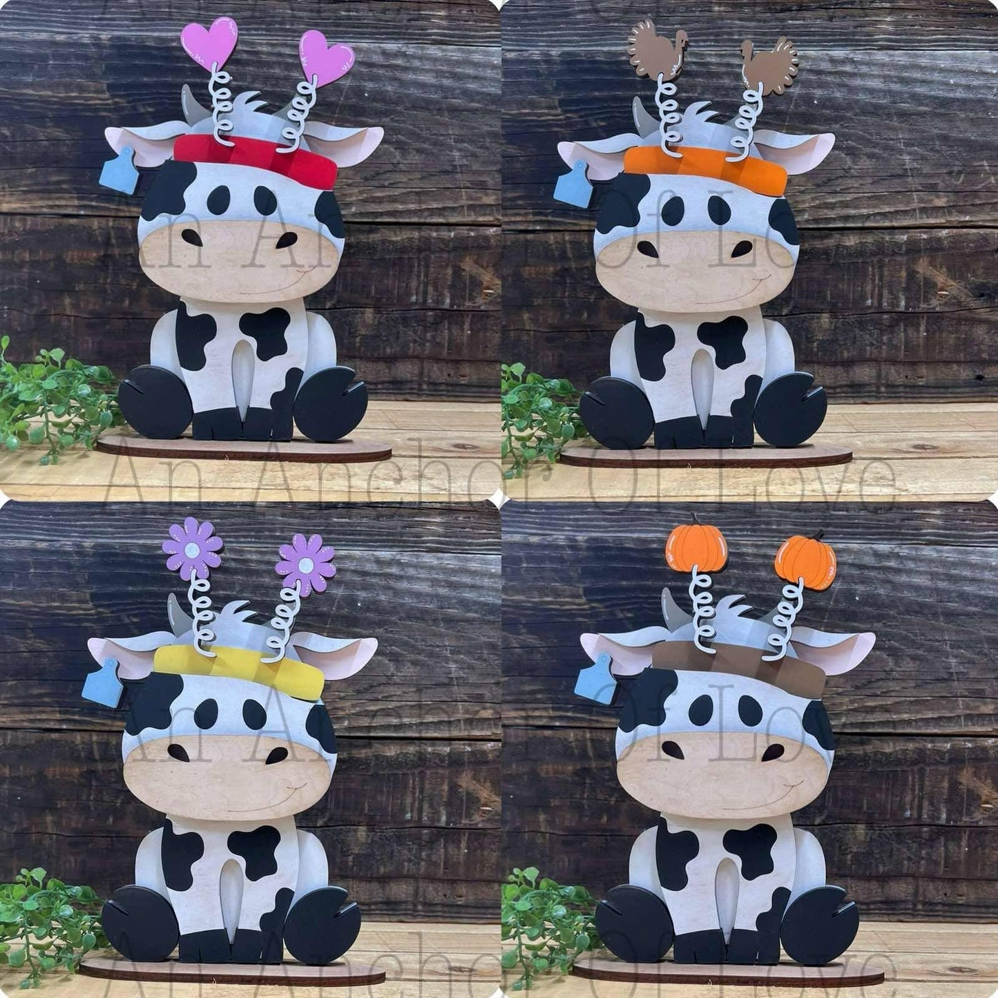 Interchangeable Spring hats- Hats only- Bundle 3 // Interchangeable Hats for Standing Interchangeable Animals // Viral Shelf Sitter Hat