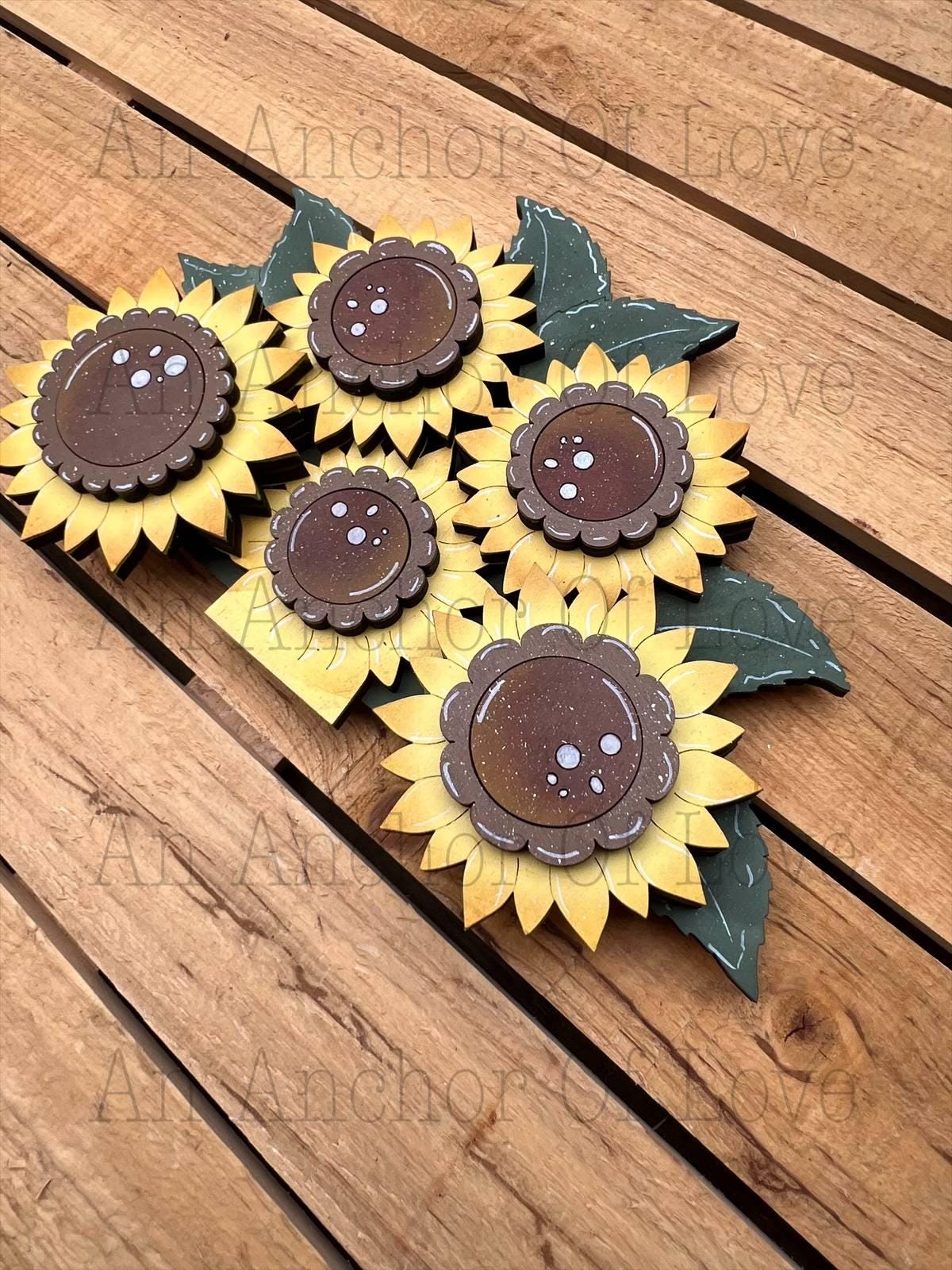 Sunflower Basket - interchangeable Basket- Basket interchangeable