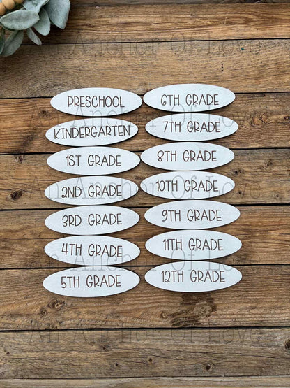 Personalized First Day of School Photo Prop, Interchangeable School Milestones sign, Back to School Sign Kit, School Milestones FastShip!