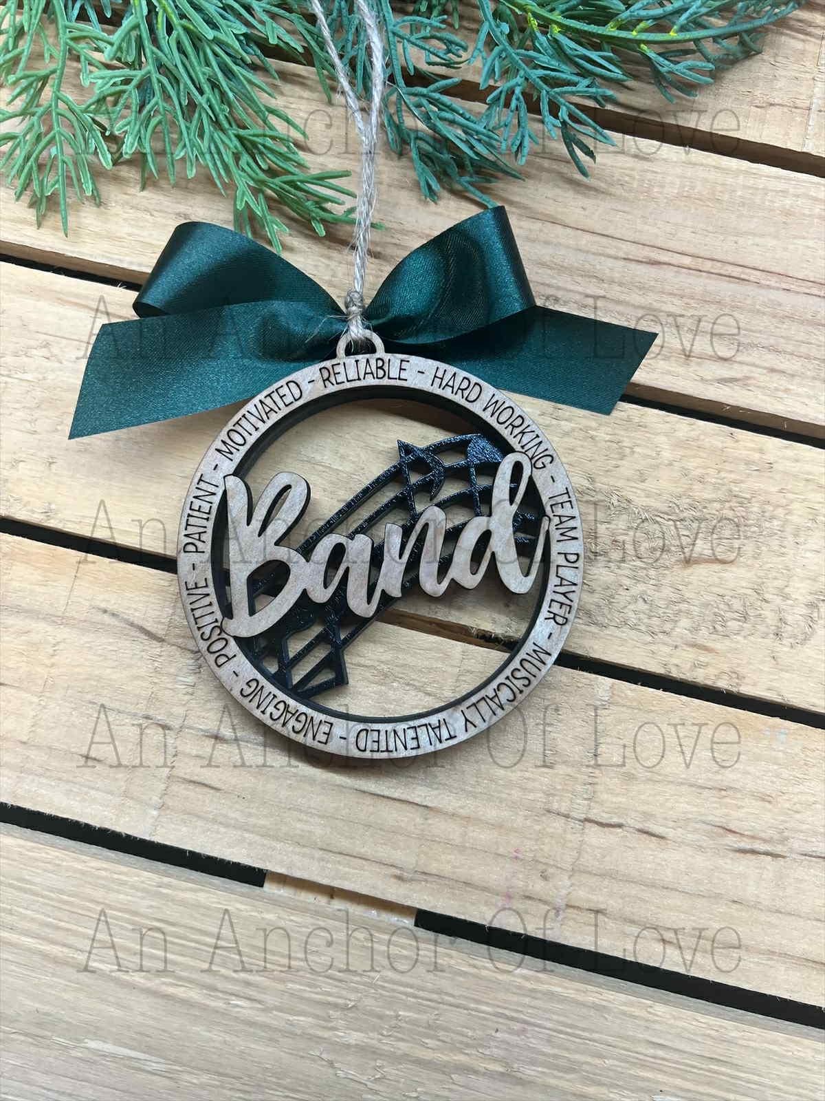 Band Ornament- Band ornament Christmas Gift- 2025 Band-team gift- wholesale available