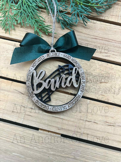 Band Ornament- Band ornament Christmas Gift- 2025 Band-team gift- wholesale available