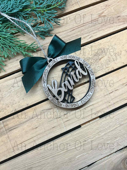 Band Ornament- Band ornament Christmas Gift- 2025 Band-team gift- wholesale available