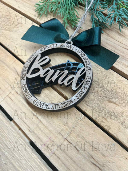 Band Ornament- Band ornament Christmas Gift- 2025 Band-team gift- wholesale available