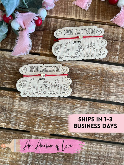 Kid's Valentines bracelet with card for Classroom - Kid's Valentines Cards - Valentine Toys for Classroom - bracelet valentine