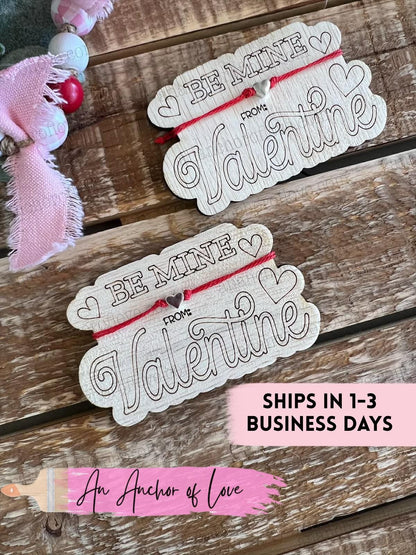 Kid's Valentines bracelet with card for Classroom - Kid's Valentines Cards - Valentine Toys for Classroom - bracelet valentine