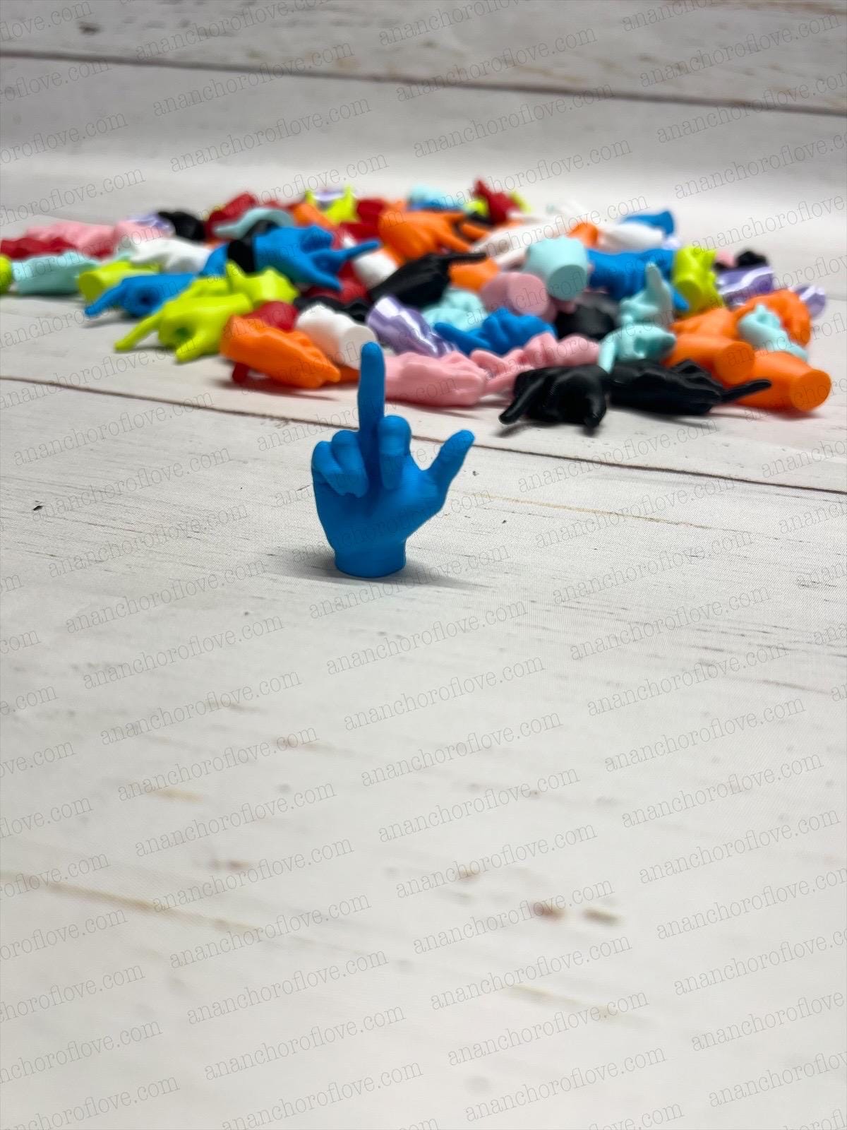 Mini Middle Finger Figurines  Funny gift- funny prank- pick your color or mystery pack