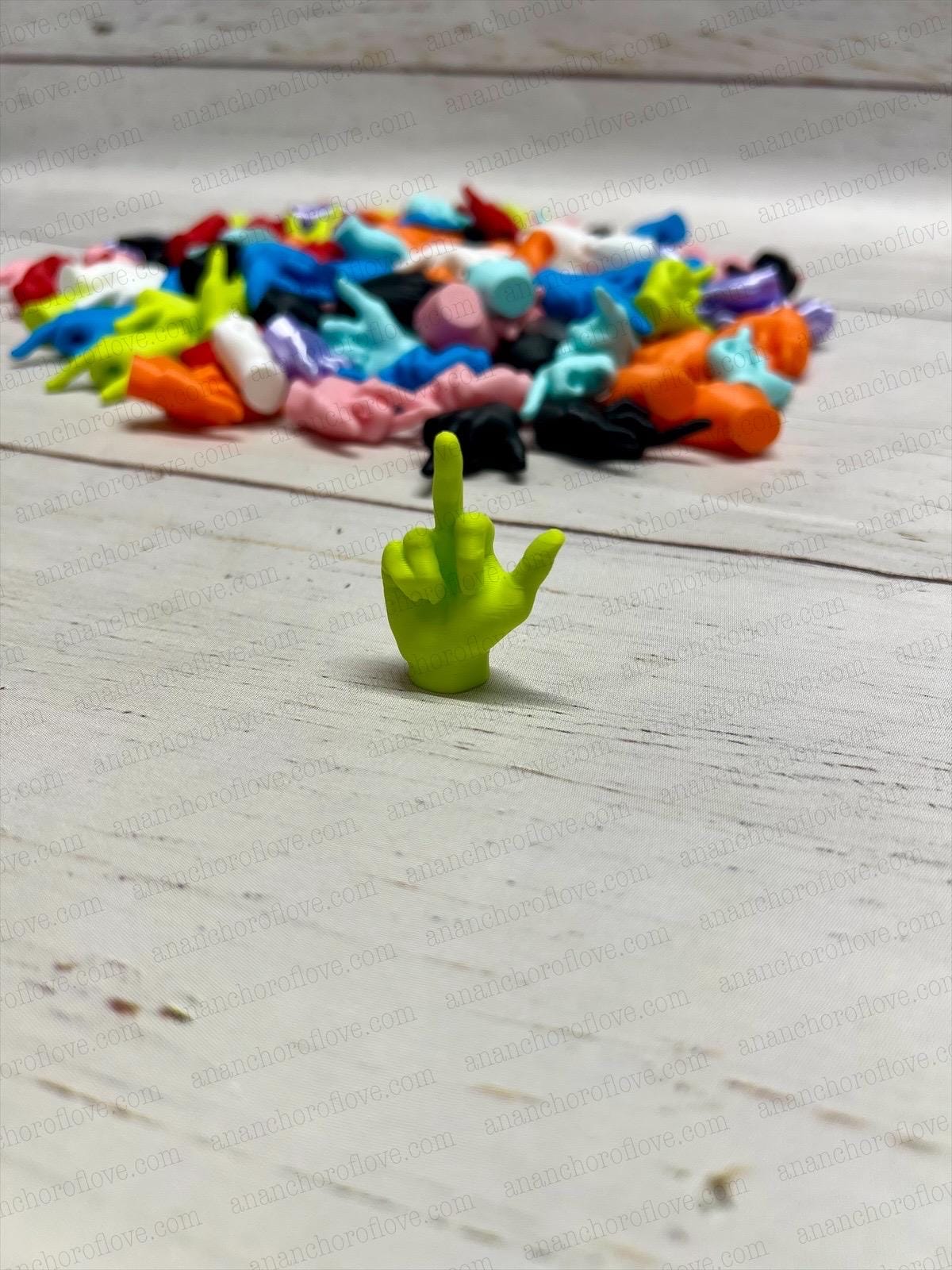 Mini Middle Finger Figurines  Funny gift- funny prank- pick your color or mystery pack