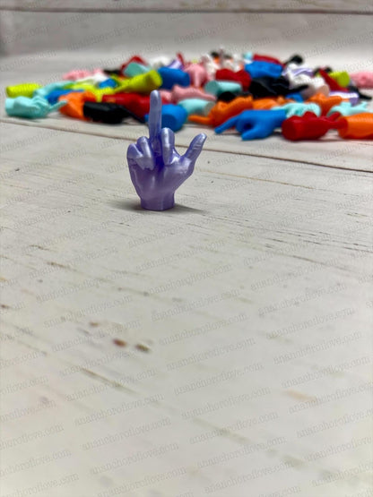 Mini Middle Finger Figurines  Funny gift- funny prank- pick your color or mystery pack