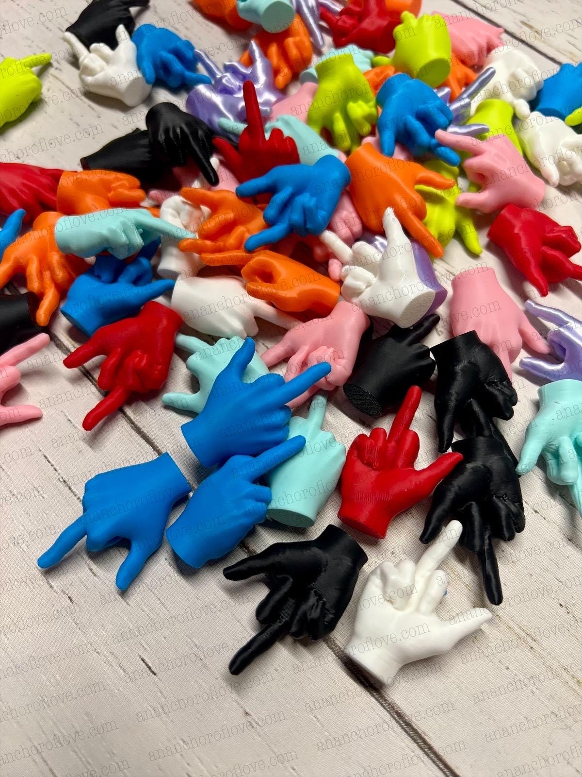 Mini Middle Finger Figurines  Funny gift- funny prank- pick your color or mystery pack